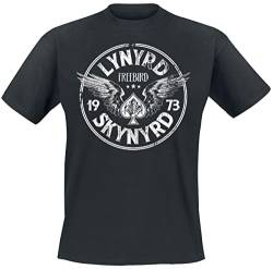 Lynyrd Skynyrd Black Freebird `73 Wings Männer T-Shirt schwarz M 100% Baumwolle Band-Merch, Bands von Imaczi