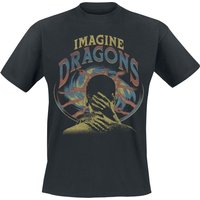 Imagine Dragons T-Shirt - Hands - S bis 3XL - für Männer - Größe M - schwarz  - Lizenziertes Merchandise! von Imagine Dragons