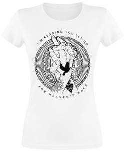 Imminence for Heaven Sake Frauen T-Shirt weiß M 100% Baumwolle Band-Merch, Bands, Nachhaltigkeit von Imminence