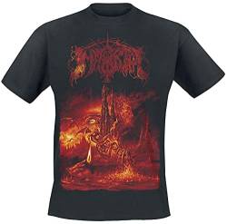 Immortal Damned In Black 2020 Männer T-Shirt schwarz XL 100% Baumwolle Band-Merch, Bands von Immortal