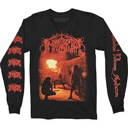 Immortal 'Diabolical Fullmoon Mysticism' (Black) Long Sleeve Shirt (Large) von Immortal