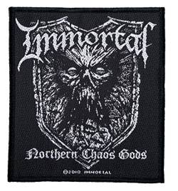 Immortal Norther Chaos Gods Aufnäher Patch Gewebt & Lizenziert !! von Immortal