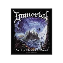 Immortal Patch At The Heart of Winter Band Logo Nue offiziell Schwarz Woven Sew One Size von Immortal
