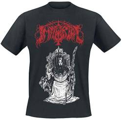 Immortal Throne Männer T-Shirt schwarz M 100% Baumwolle Band-Merch, Bands von Immortal