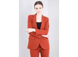 Blusenblazer IMPERIAL "Boyfriend-Blazer" Gr. L (40), rot (bruciato) Damen Blazer Blusenjacken von Imperial