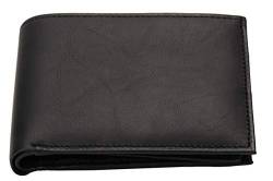 RFID Protect - Super weiche Leder Geldbörse in schwarz für Frauen und Herren, Portemonnaie Brieftasche von Impex