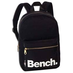 Bench Kleiner Rucksack schwarz Cityrucksack Nylon 25x35x12 Frauen ORI304S Nylon Rucksack von Imppac