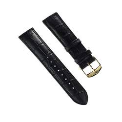 Lotus Herren Uhrenarmband 22mm Leder-Band schwarz für Lotus L18156 L18150 L18154 D2ULA18156/S Uhrenarmband von Lotus für den Mann von Imppac