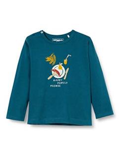 Imps & Elfs Baby-Jungen B Regular T-Shirt ls Sandton Langarmshirt, Blau (Majolica Blue P163), (Herstellergröße: 56) von Imps & Elfs