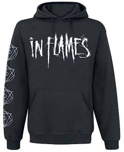 In Flames Jesterhead White Raven Männer Kapuzenpullover schwarz L von In Flames