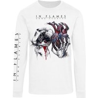 In Flames Langarmshirt - Come Clarity Lyrcis - S bis XXL - für Männer - Größe XL - weiß  - Lizenziertes Merchandise! von In Flames