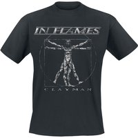 In Flames T-Shirt - Clayman Vintage - S bis XL - für Männer - Größe L - schwarz  - EMP exklusives Merchandise! von In Flames