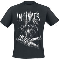 In Flames T-Shirt - Spaceman - S bis XXL - für Männer - Größe L - schwarz  - Lizenziertes Merchandise! von In Flames