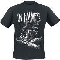 In Flames T-Shirt - Spaceman - S bis XXL - für Männer - Größe S - schwarz  - Lizenziertes Merchandise! von In Flames