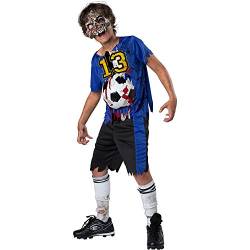 Zombie Goals Soccer Sports Halloween Kostüm Jungen - Blau - 6 US Small von InCharacter