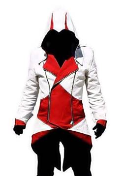 Inception Pro Infinite - Ich denke, Mörderjacke - Cosplay - Verkleidung - Karneval - Cosplay - Halloween - Mann - weiß und rot Größe xxxl - Weihnachten und Geburtstagsgeschenkidee von Inception Pro Infinite