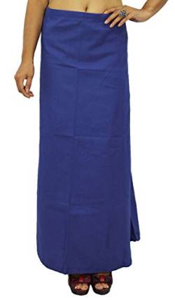 Inskirt Futter fur Sari Ethnic Indian Vorgefertigte Massiv Baumwolle Petticoat von Indianbeautifulart