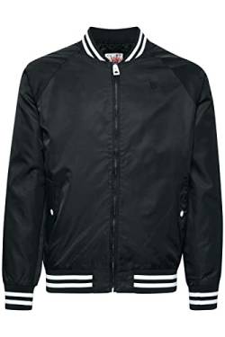 Indicode 10356MM IDKevin College jacke Herren Übergangsjacke Herrenjacke jacke Rippbündchen Regular Fit Robuste Polyester-Qualität, Größe:L, Farbe:Black (999) von Indicode