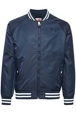 Indicode 10356MM IDKevin College jacke Herren Übergangsjacke Herrenjacke jacke Rippbündchen Regular Fit Robuste Polyester-Qualität, Größe:M, Farbe:Navy (400) von Indicode