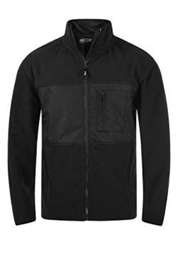 Indicode Birch Herren Fleecejacke Sweatjacke Jacke mit Stehkragen, Größe:S, Farbe:Black (999) von Indicode