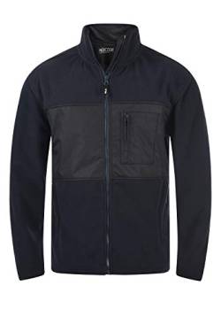 Indicode Birch Herren Fleecejacke Sweatjacke Jacke mit Stehkragen, Größe:S, Farbe:Navy (400) von Indicode