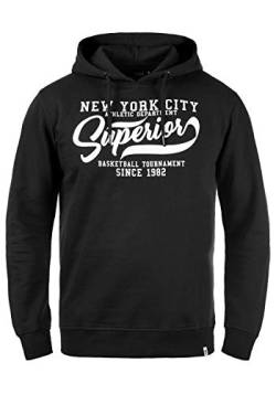 Indicode Galileri Herren Kapuzenpullover Hoodie Pullover mit Kapuze, Größe:M, Farbe:Black (999) von Indicode