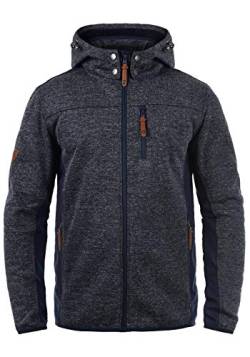 Indicode Grosvenor Herren Softshell Jacke Funktionsjacke Übergangsjacke Mit Kapuze, Größe:L, Farbe:Navy (400) von Indicode