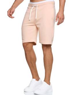 Indicode Herren Aldrich Sweatshorts mit Kordelzug | Herrenshorts Sportshorts für Männer Cameo Rose L von Indicode