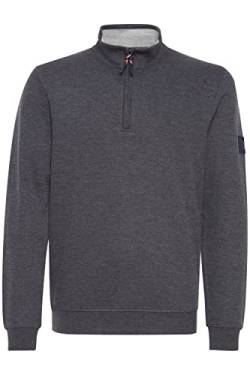 Indicode Herren Arcelino Sweatshirt Zip-Troyer, Größe:M, Farbe:Charcoal Mix (915) von Indicode