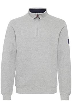 Indicode Herren Arcelino Sweatshirt Zip-Troyer, Größe:M, Farbe:Light Grey Mix (913) von Indicode