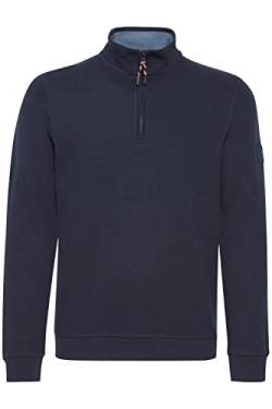 Indicode Herren Arcelino Sweatshirt Zip-Troyer, Größe:S, Farbe:Navy (400) von Indicode