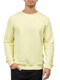 Indicode Herren Baxter Sweatshirt mit RIPP-Bündchen | Herren Sweater Pullover für Männer Young Wheat S von Indicode