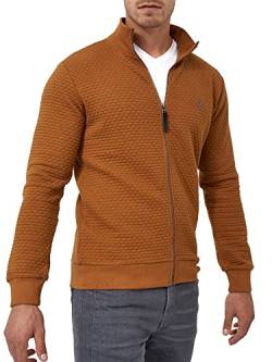 Indicode Herren Bermie Sweatjacke mit Stehkragen | Cardigan Herrenjacke Sweater Männer Rubber XXL von Indicode