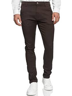 Indicode Herren Buckner Stoffhose mit 4 Taschen | Stretch Hose Herrenhose für Männer Demitasse 30/32 von Indicode