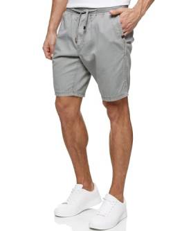 Indicode Herren Carver Chino Shorts aus Baumwolle | Bermuda Herren Chino Shorts f. Männer Grau XXL von Indicode