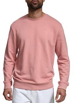 Indicode Herren Holt Sweatshirt mit RIPP-Bündchen | Herren Sweater Pullover für Männer Rosette M von Indicode