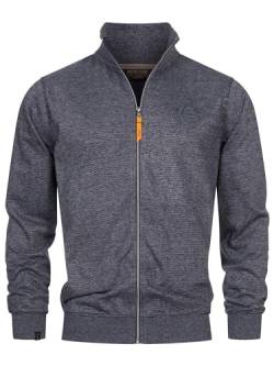 Indicode Herren INYanic Sweatjacke mit Stehkragen | Cardigan Herrenjacke Sweater Männer Navy M von Indicode