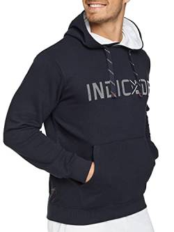 Indicode Herren Lizzo Sweatshirt mit Kapuze | Hoodie Kapuzenpullover für Männer Navy XL von Indicode