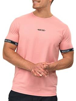 Indicode Herren Lutzy T-Shirt mit Rundhals-Ausschnitt | Herrenshirt Sommershirt Rosette XXL von Indicode