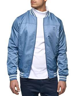 Indicode Herren Manos Jacke mit Stehkragen & Reißverschluss | Übergangsjacke für Männer Copen Blue XXL von Indicode