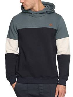 Indicode Herren Olson Sweatshirt mit Kapuze | Hoodie Kapuzenpullover für Männer Urban Green XL von Indicode