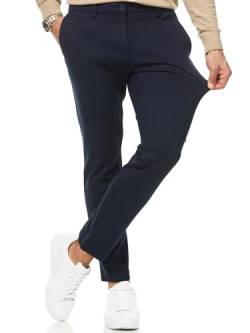 Indicode Herren Rodekro Performance Pants Herren | Chino Herrenhose Super Stretch Stoffhose Navy 28/32 von Indicode