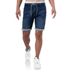 Indicode Herren Shorts Balessio locker lässig leicht mit Stretchanteil in Mehreren Farben mit Zugband Size Sportart von Indicode