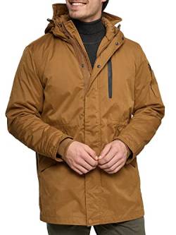 Indicode Herren Villalobos Regenparka mit Kapuze | Funktionsjacke Windbreaker Segeljacke Rubber XXL von Indicode