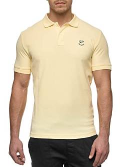 Indicode Herren Wadim Poloshirt aus Baumwolle | Herrenpoloshirt Polokragen Baumwollshirt Anise Flower XXL von Indicode