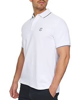 Indicode Herren Wallo Poloshirt aus Baumwolle | Herrenpoloshirt Polokragen Baumwollshirt Offwhite M von Indicode