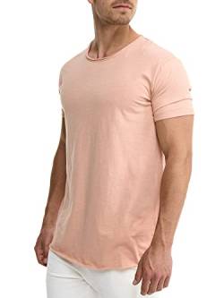 Indicode Herren Willbur Tee T-Shirt mit Rundhals-Ausschnitt | Herrenshirt Sommershirt Cameo Rose 3XL von Indicode