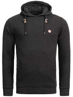 Indicode Herren York Sweatshirt mit Kapuze | Hoodie Kapuzenpullover für Männer Black XL von Indicode