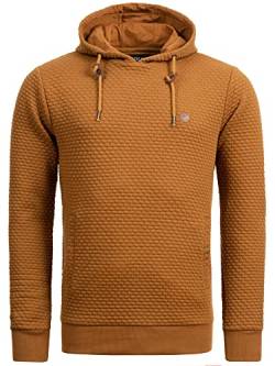 Indicode Herren York Sweatshirt mit Kapuze | Hoodie Kapuzenpullover für Männer Rubber M von Indicode