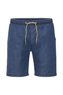 Indicode IDAberavon Herren Chino Shorts Bermuda Kurze Hose aus 100% Baumwolle Regular Fit, Größe:L, Farbe:Dark Indigo (863) von Indicode